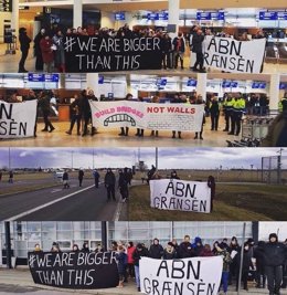 Manifestantes bloquean deportaciones de afganos en Dinamarca