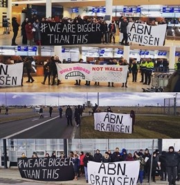 Manifestantes bloquean deportaciones de afganos en Dinamarca