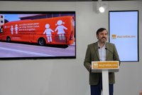 Hazte Oír asegura que su autobús no ha sido inmovilizado y circulará hoy cerca del Ayuntamiento