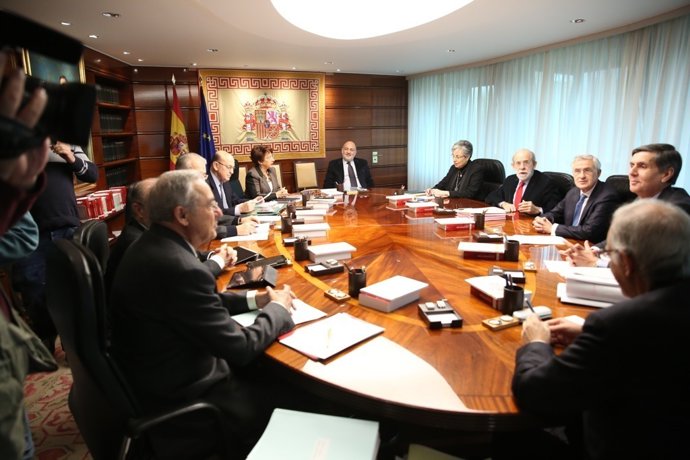 El president del Tribunal Constitucional, Francisco Pérez dels Cobos