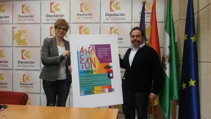 Ruz y Soto, durante la presentación de 'Arte en Acción'