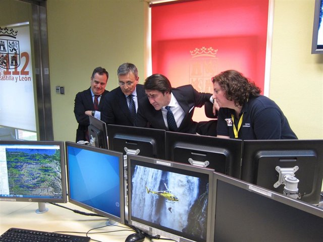 Suárez-Quiñones en el Centro Coordinador de Emergencias del 112