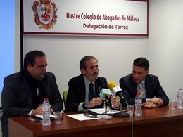 Inicio jornadas comarcales Javier Lara Félix Lozano Óscar Medina