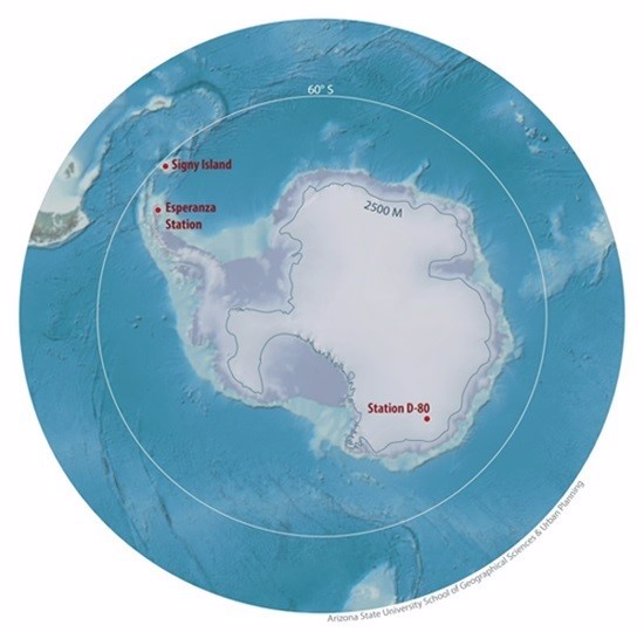 Récords de temperaturas máximas en la Antártida