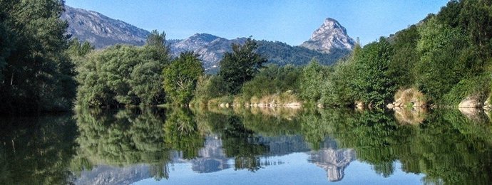 Ecosistema acuático. Paisaje. Montaña. Naturaleza. Cantabria