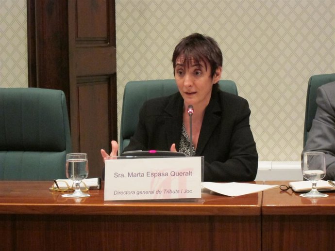     La Directora General De Tributs I Joc De La Generalitat, Marta Espasa