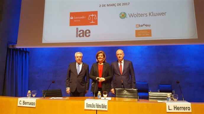 Carlos Berruezo, Fátima Báñez i Luis Herrero