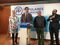El PP presentará cinco iniciativas en las Cortes para impulsar infraestructuras y dotaciones en la provincia de Burgos 