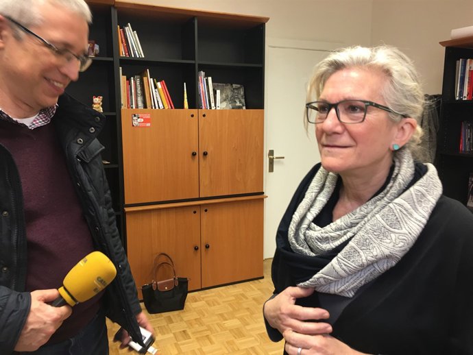 La regidora de la CUP a l'Ajuntament de Barcelona, Maria José Lecha