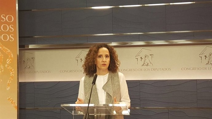 Pilar Lucio (PSOE), en el Congreso