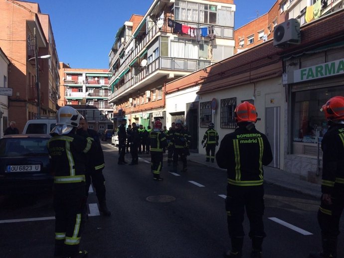 Explosión en Vicálvaro (Madrid)