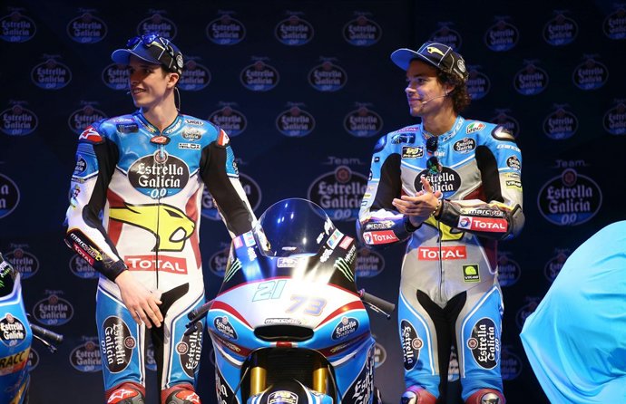 Alex Márquez al costat de Franco Morbidelli