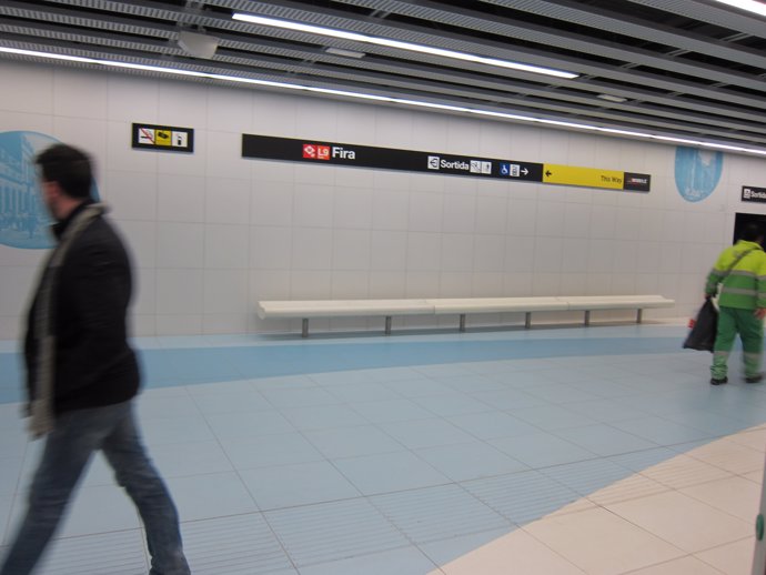 Estación Fira de la L9 Sud del Metro de Barcelona