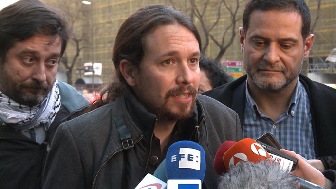  El Secretario General De Podemos, Pablo Iglesias, 