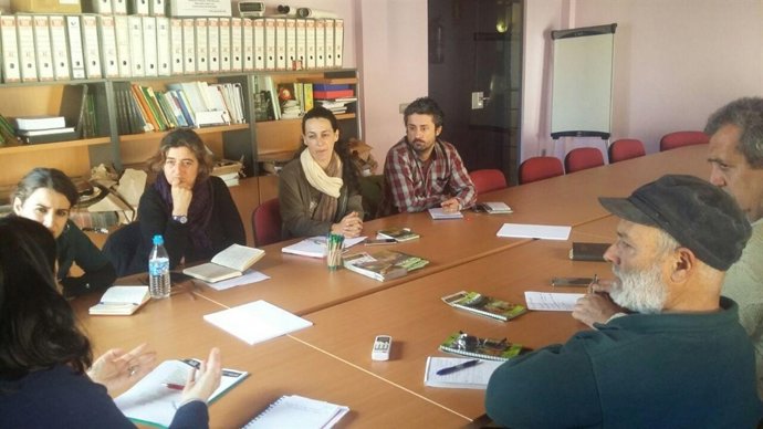 Reunión de Podemos en La Vera