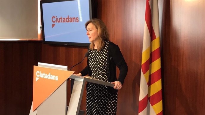 La líder d'Cs a Barcelona, Carina Mejías