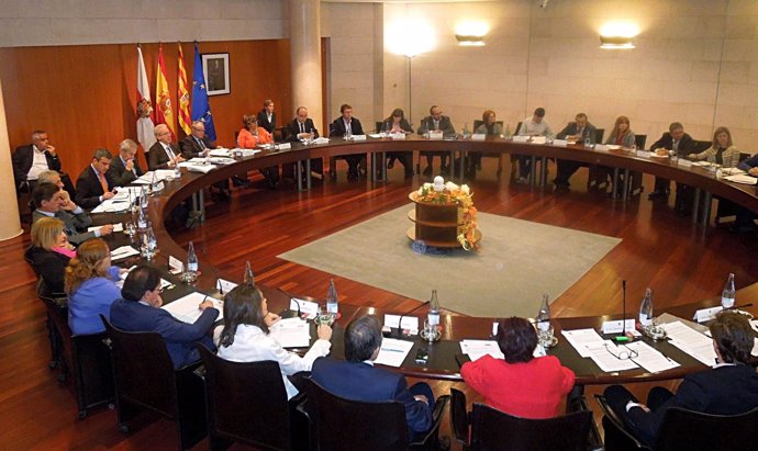 Pleno de la Diputación de Huesca.