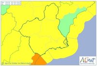 Aemet extiende hasta el sábado el aviso amarillo por vientos y fenómenos costeros