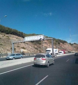 Autovia A-45 Las Pedrizas radar