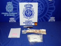 Dos detenidos y droga incautada por valor 25.000 euros, en una operación policial en Carnavales en Logroño