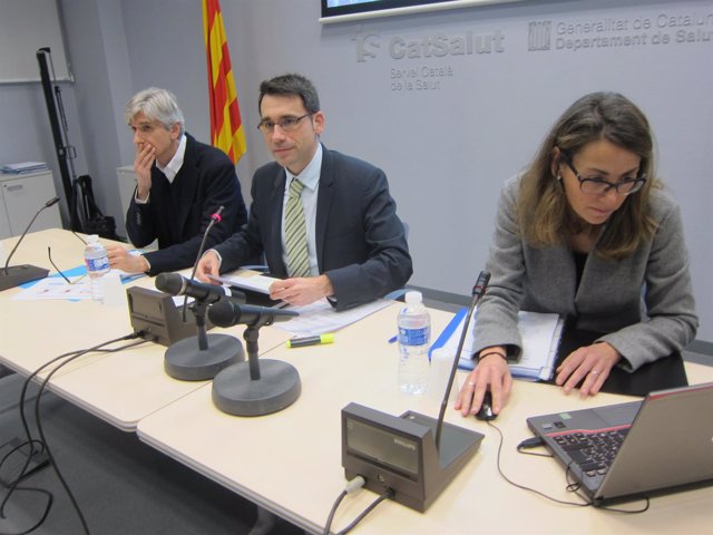 Josep Maria Argimon, David Elvira y Cristina Nadal