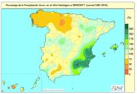 La falta de lluvias acumulada desde octubre aumenta esta semana hasta el 9 por ciento