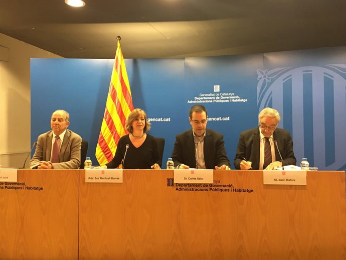 Agustí Jové, Meritxell Borràs, Carles Sala i Joan Ràfols
