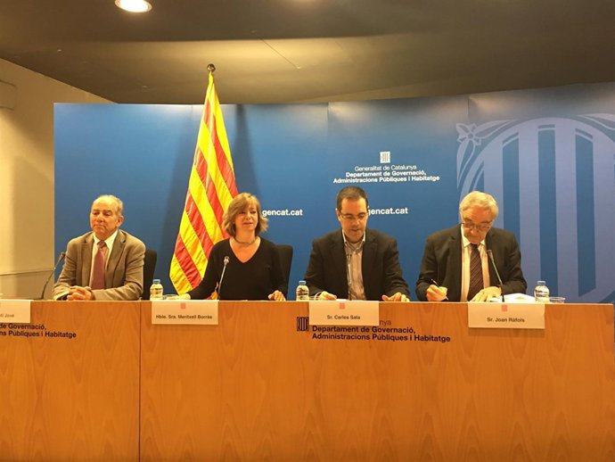 Agustí Jové, Meritxell Borràs, Carles Sala i Joan Ràfols