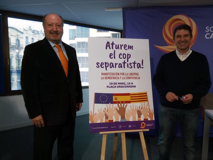 El presidente de SCC, Mariano Gomà, y el vicepresidente, José Domingo