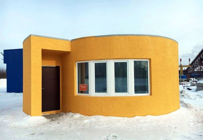 Casa construida con una impresora 3D