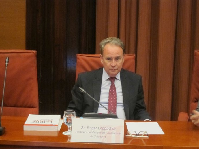 El president del CAC Roger Loppacher, al Parlament                