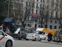 La caravana de Hazte Oír puede circular pero la Policía les denuncia por contravenir la ordenanza de publicidad