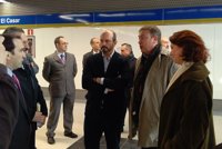 La alcaldesa de Getafe planta al consejero de Transportes en la visita a los nuevos accesos de El Casar