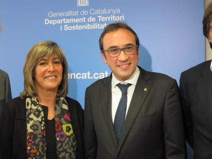 Núria Marín i Josep Rull