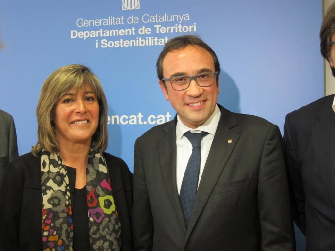 Núria Marín i Josep Rull
