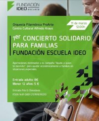 Fundación Escuela Ideo celebra su primer concierto solidario para apoyar a familias en situación de vulnerabilidad 