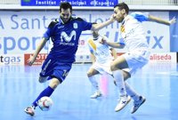 Movistar Inter afianza el liderato tras ganar a Catgas en la despedida de Rafa López