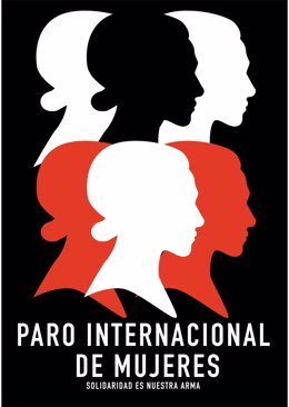 Cartel del Paro internacional de mujeres