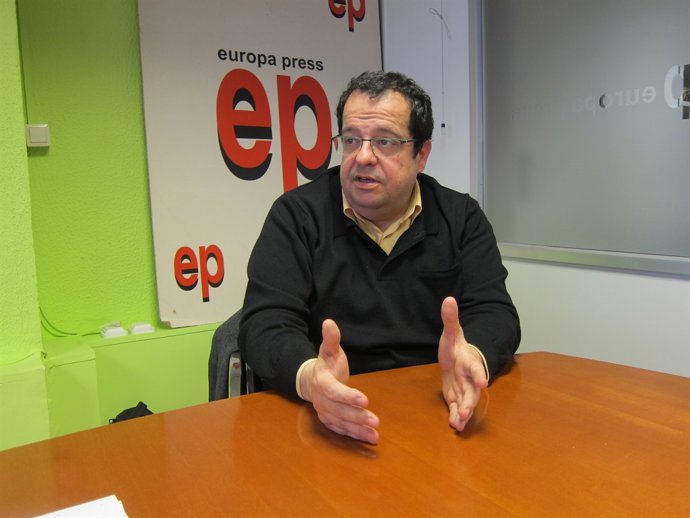 El coordinador de l'Pacte Nacional pel Referèndum, J.I.Elena.       