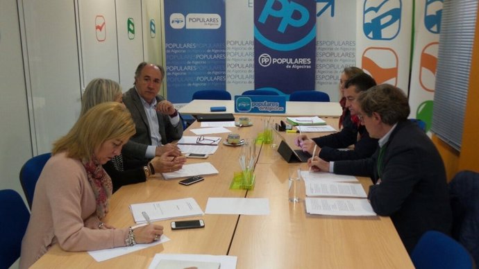 Reunión de trabajo del PP en Algeciras (Cádiz)