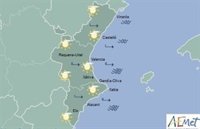 Suben las máximas hasta los 25 grados en València, 22 en Alicante y 20 en Castellón