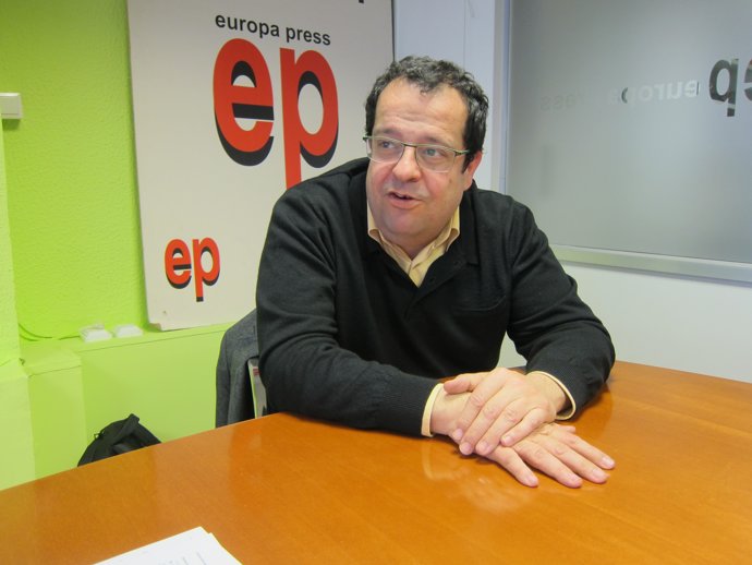 El coordinador de l'Pacte Nacional pel Referèndum, J.I.Elena. 