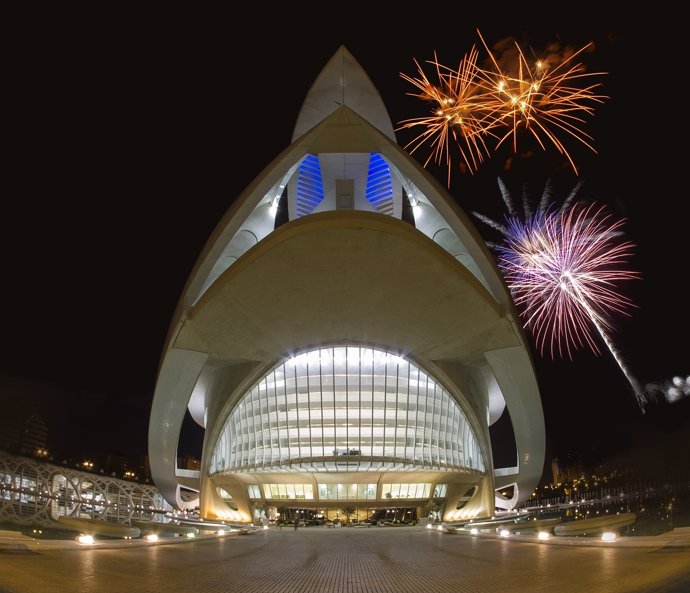 Nit del Foc en el Palau de les Arts Reina Sofía