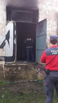 Un herido muy grave y otro grave la recibir una descarga eléctrica en un transformador en Villava