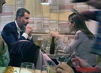 Los Reyes de ver a Goyo Jiménez a cenar en el restaurante Mama Campo