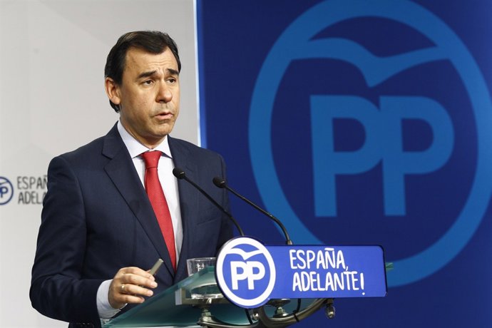 Roda de premsa de Fernando Martínez-Maillo a la seu del PP