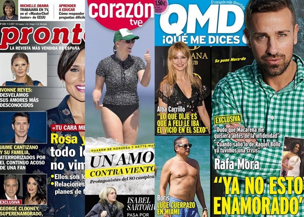 Portadas de las revistas