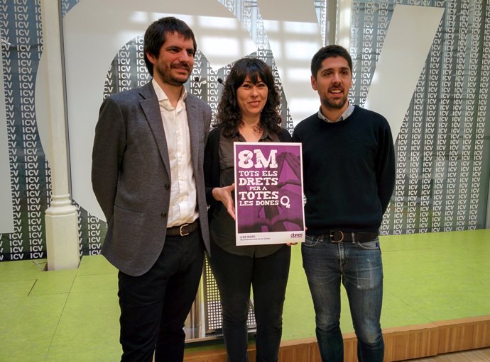 Ernest Urtasun, Cristina Bigordà, David Cid (ICV)