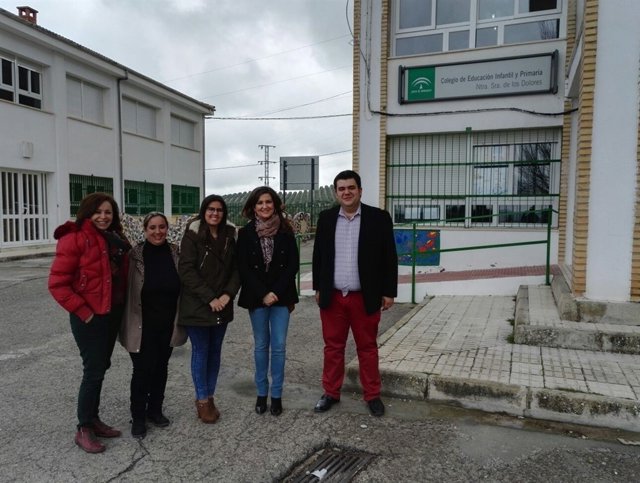 Visita al CEIP de Larva