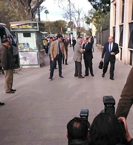 El presidente Pedro Antonio Sánchez en los juzgados